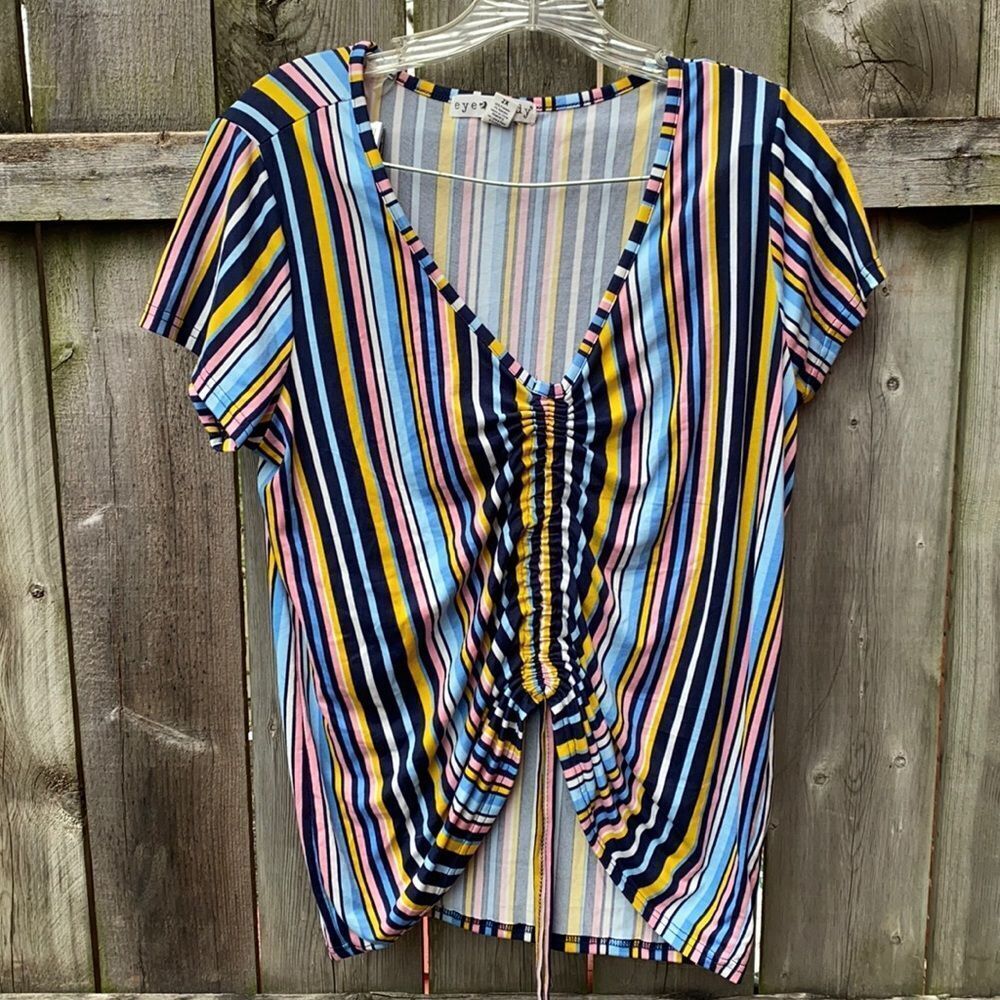 Eye candy striped top sz. 2X